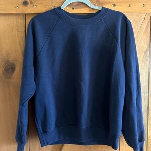 NWOT GAP Unisex Navy Blue Sweatshirt Sz S